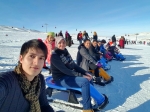 Abdullah Gül University, International, Students, AGU, fun day, activity, off-campus, sled, Erciyes, Ski Resort